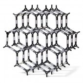 Model grafit - retea cristalina grafit